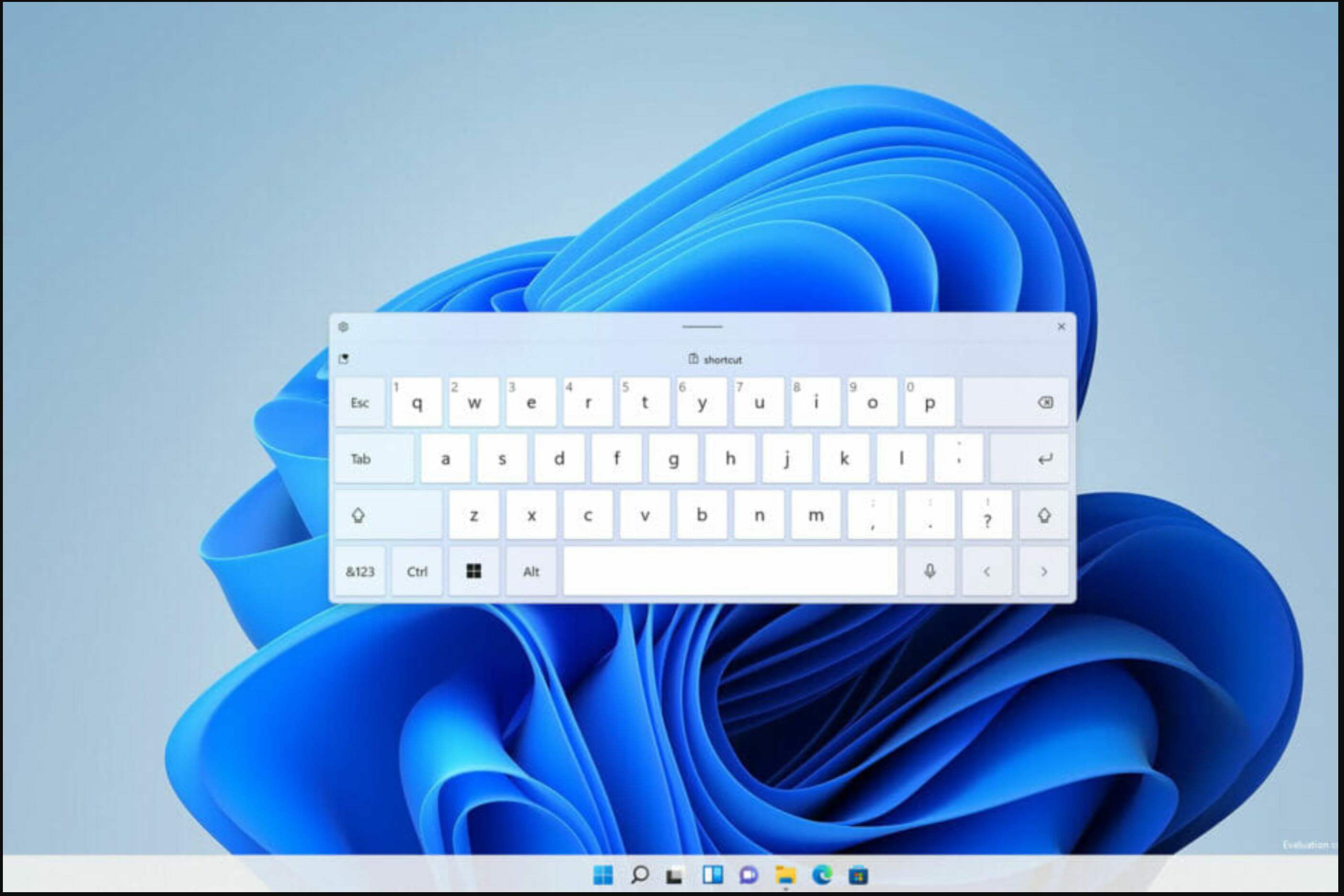 New touch keyboard